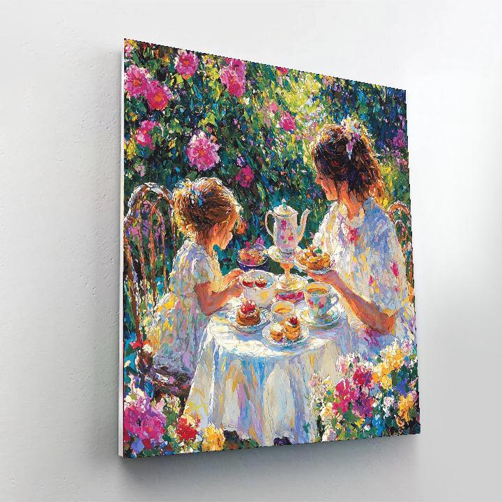 Sweet Tea Time DIY Paint By Numbers