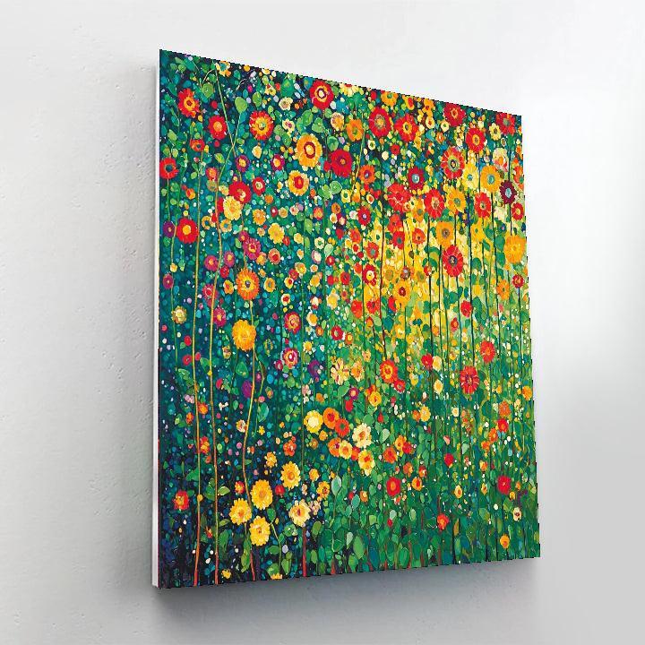 Gustav Klimt Inspired Wild Garden Dance  DIY Paint By Numbers