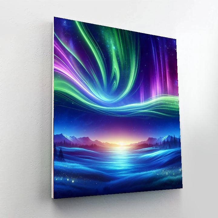 Breathtaking Aurora Sky Paint By Number