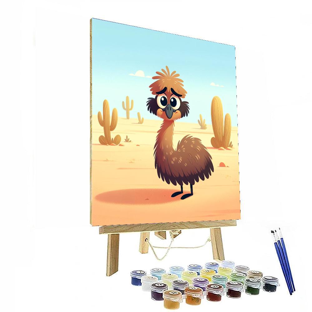 Enchanting Emu Paint By Numbers Art
