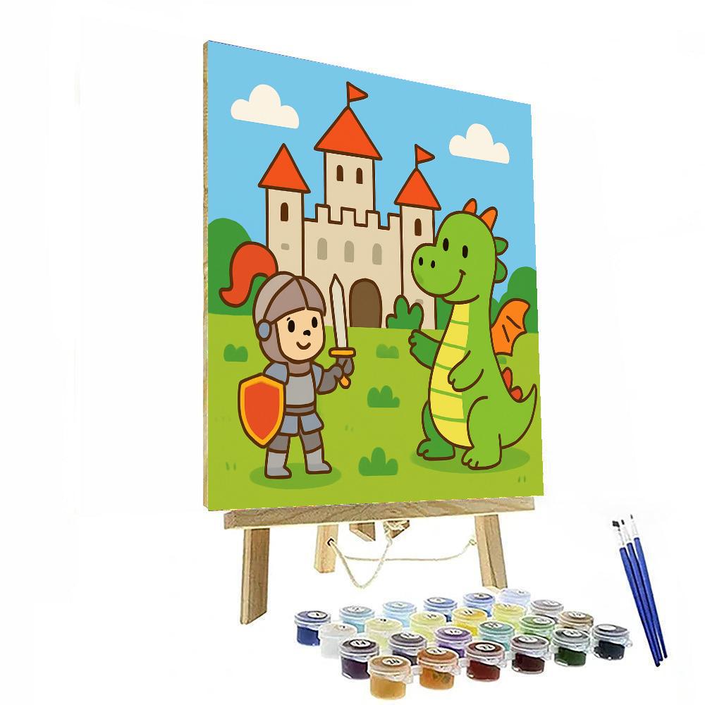Medieval Times Numbered Painting Kits