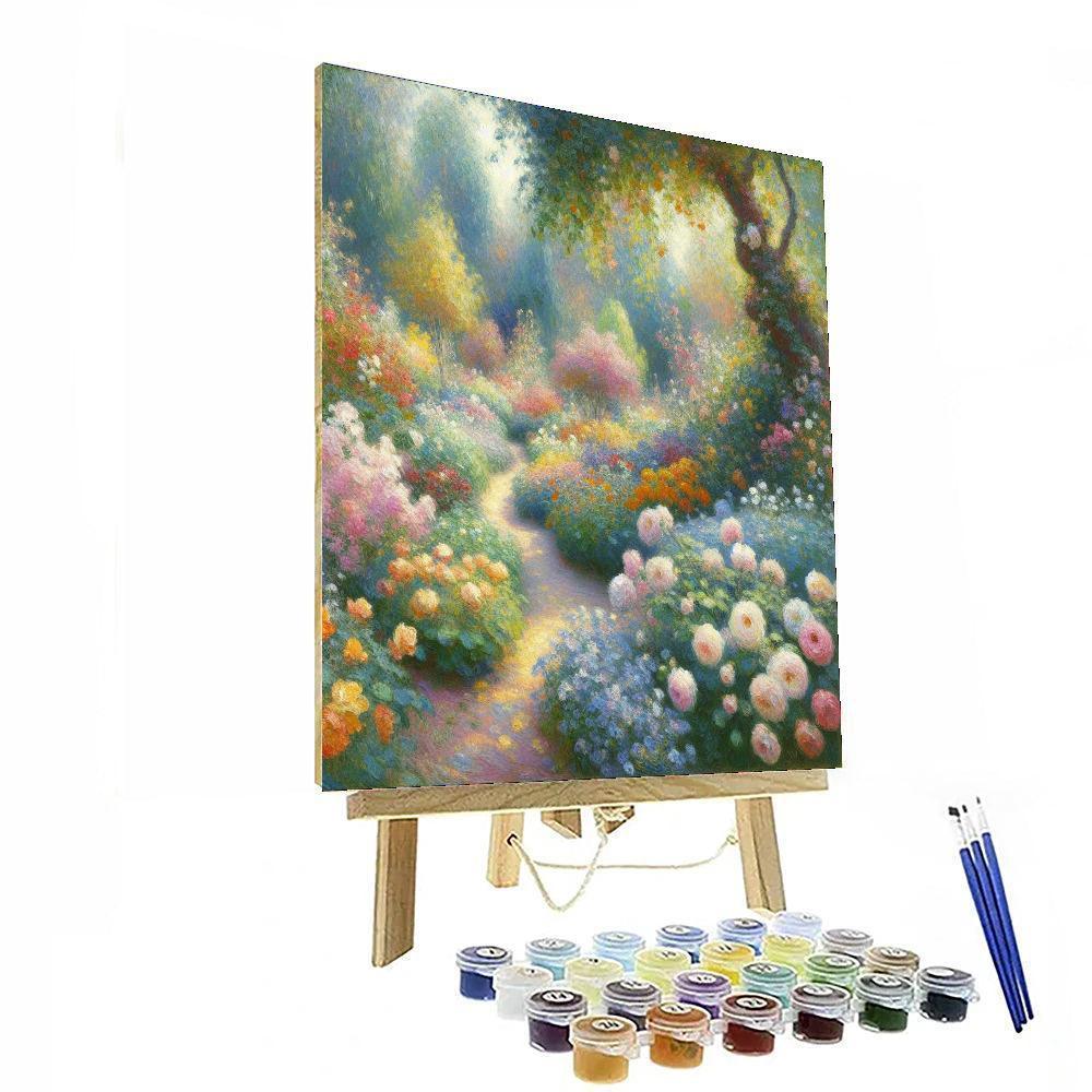 Impressionist Garden Reverie Paint By Color