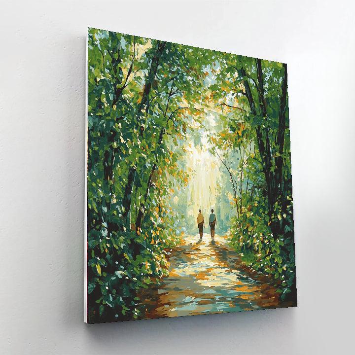 In Nature's Embrace Number Painting