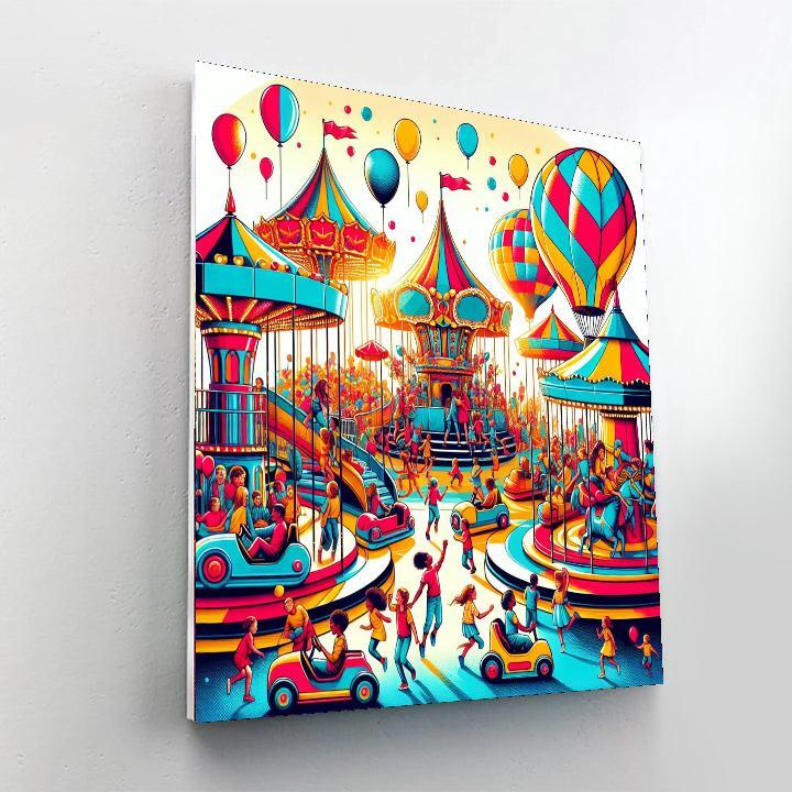 Cheerful Carnival Fun Paint By Numbers Kits