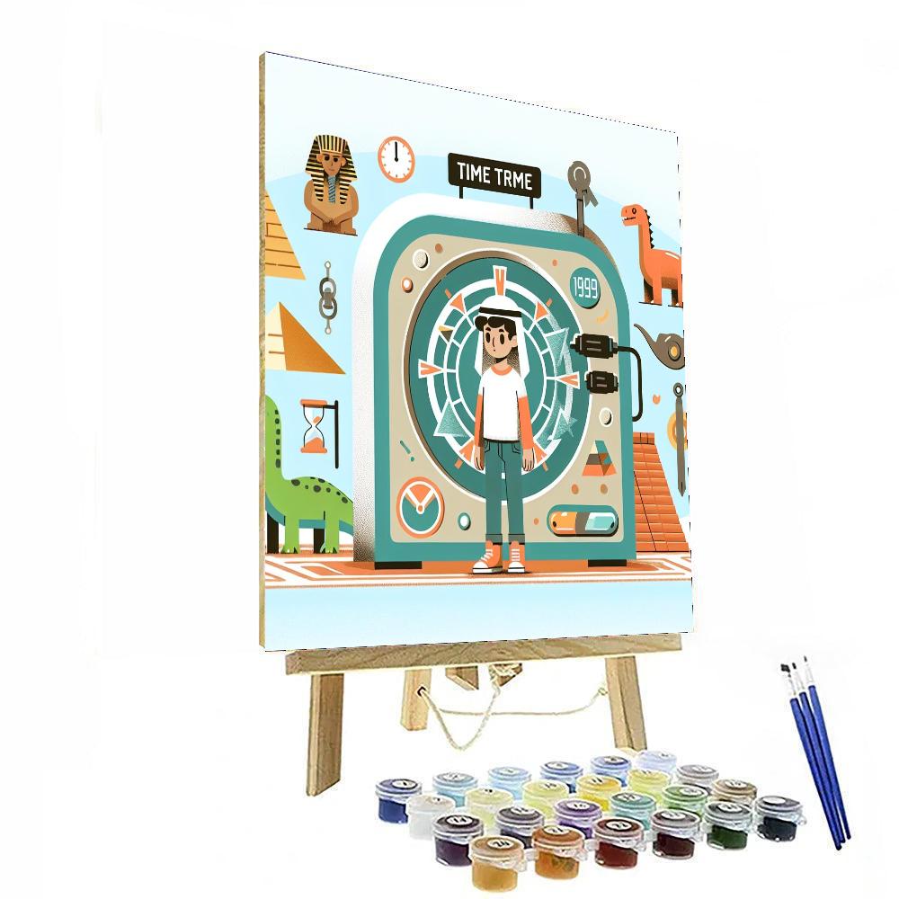 Time Travel Explorer Painting Number Kit