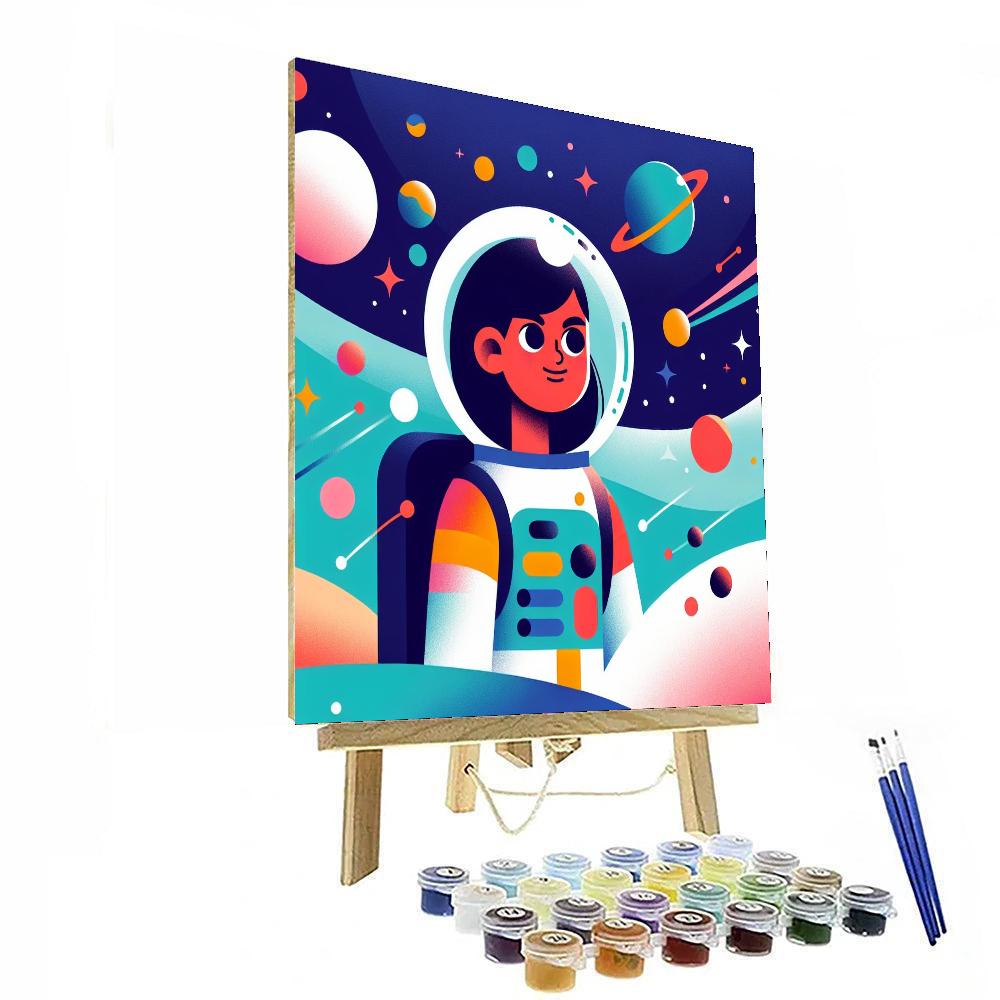 Galactic Adventure Exploration Painting Number Kit