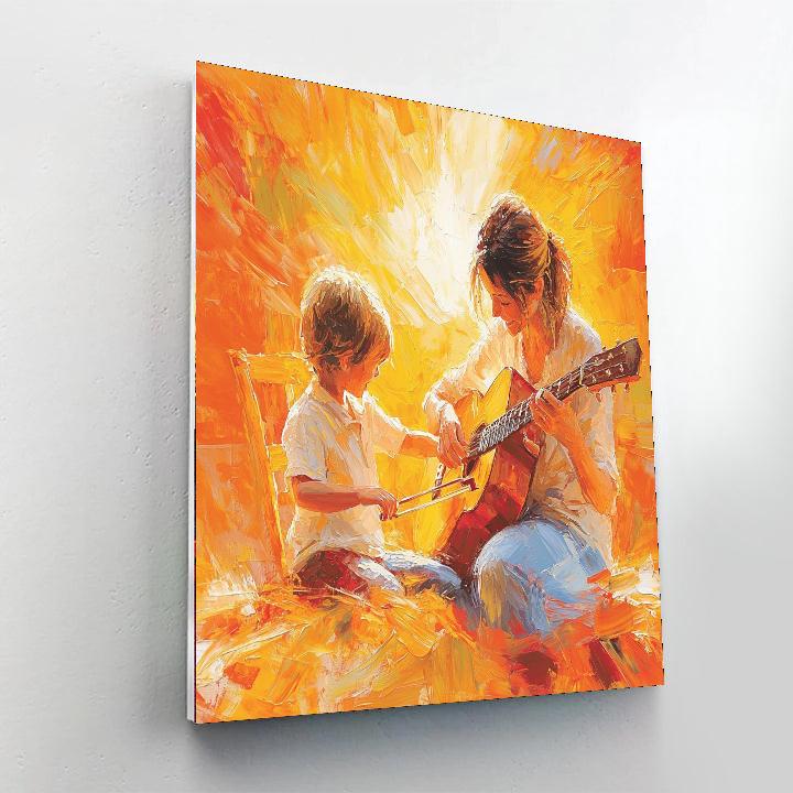 The Sweet Sound Of Laughter Paint By Color