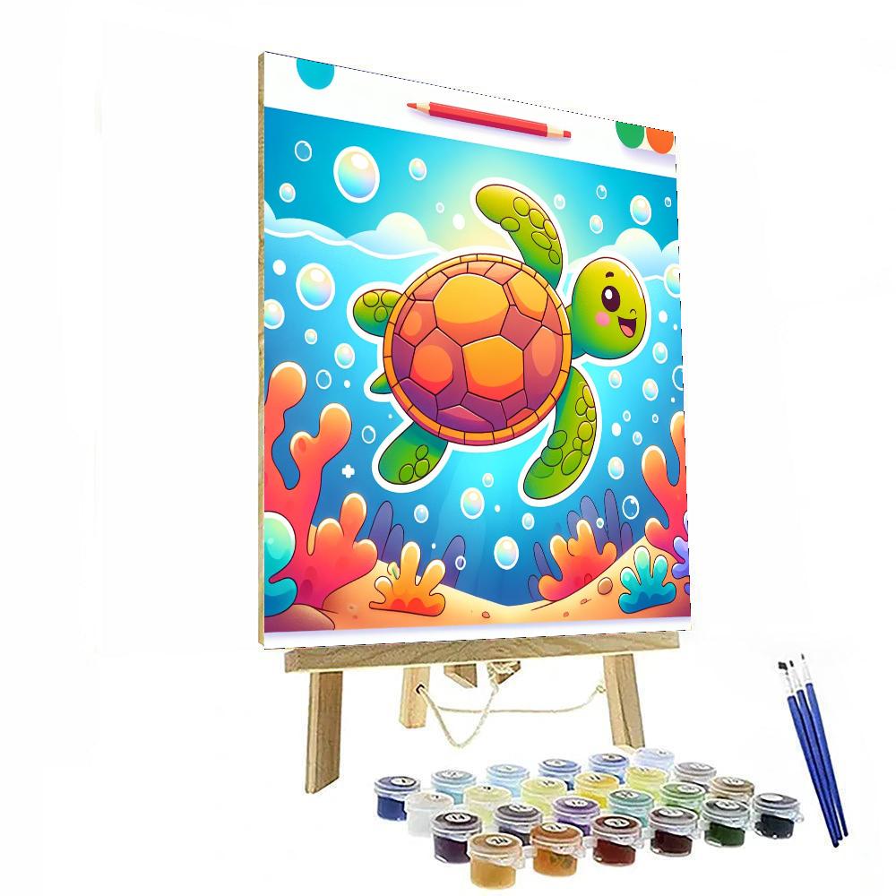 Adventure Turtle Numbered Painting Kits