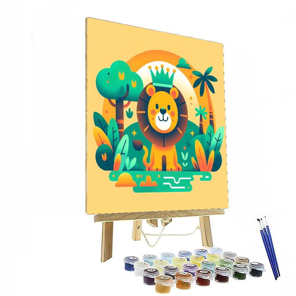 Exploring Animal Kingdom Paint By Numbers Art
