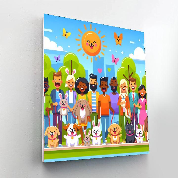 Purr-fect Pet Parade Paint By Color