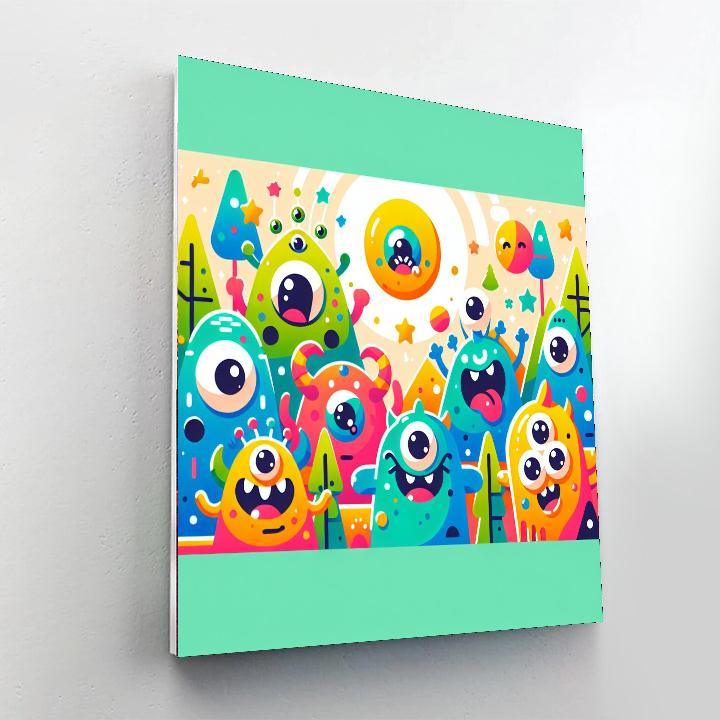 Silly Monsters Unite Paint By Numbers Kits