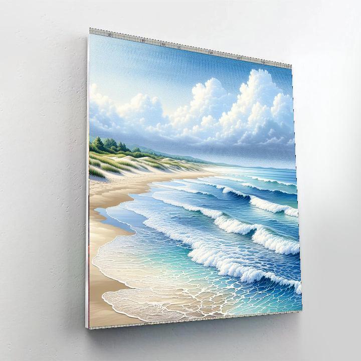 Seaside Serenity Scene Paint By Number