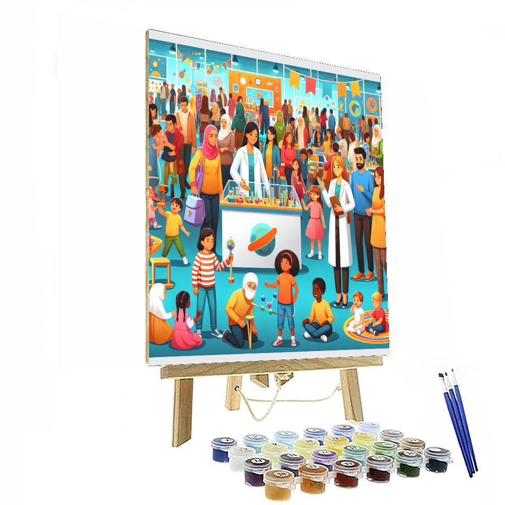 Glasgow Science Festival Paint By Numbers