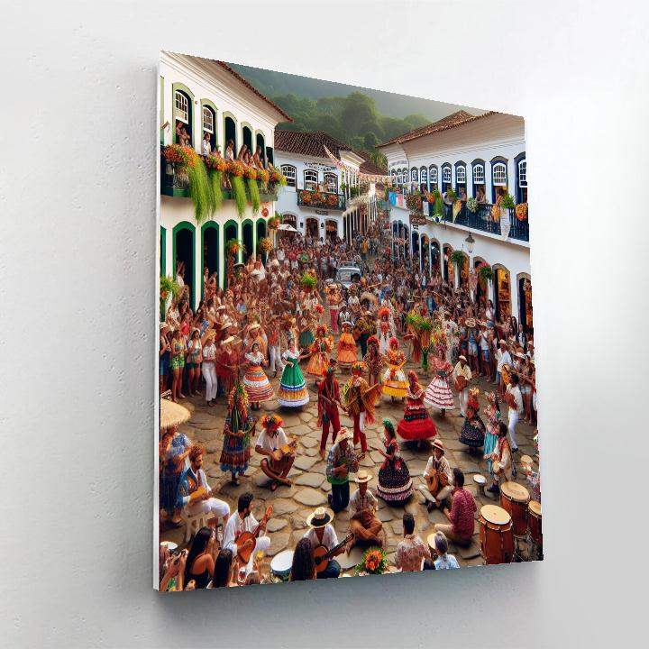 O Festival Do Folclore Painting By Numbers Kit