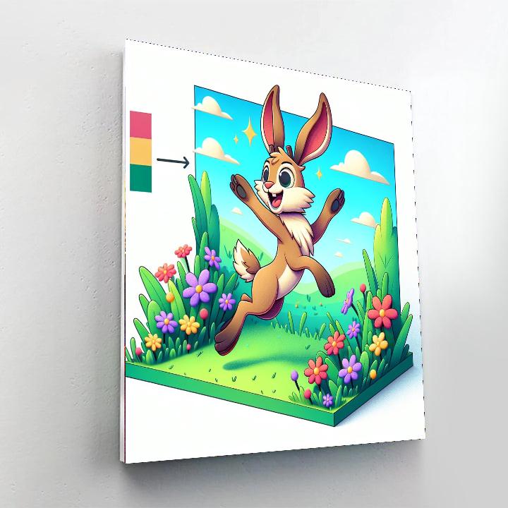 Jolly Jackalope DIY Paint By Numbers