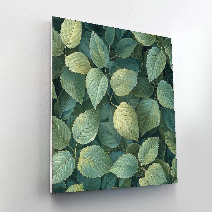 Leonardo Da Vinci Inspired Harmony Of Leaves  Paint By Numbers Kits