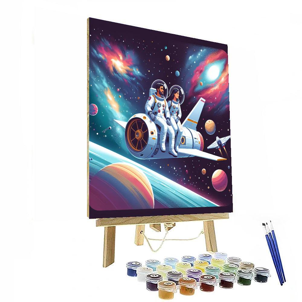Space Travel Odyssey Painting Number Kit