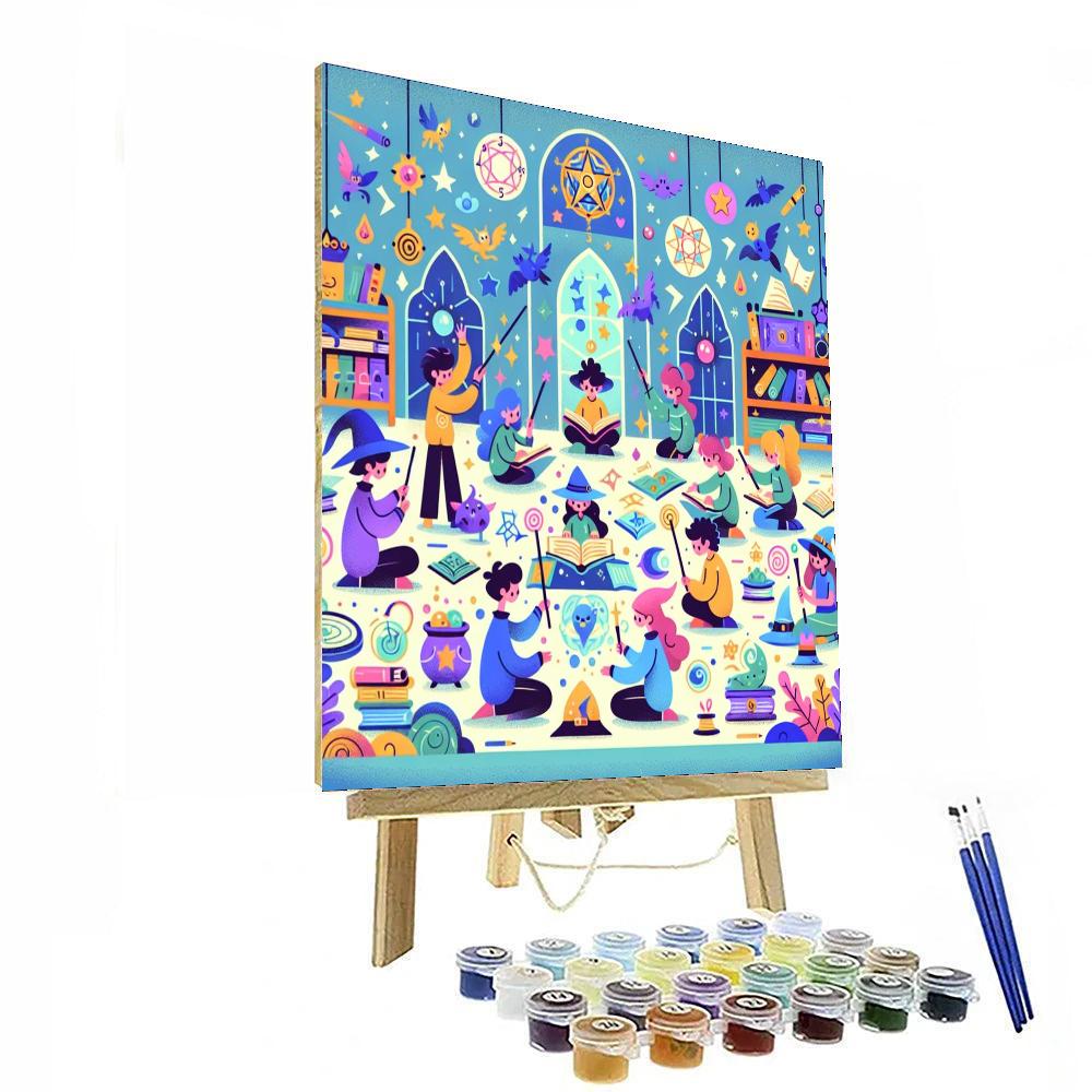 Wizard School Painting Number Kit