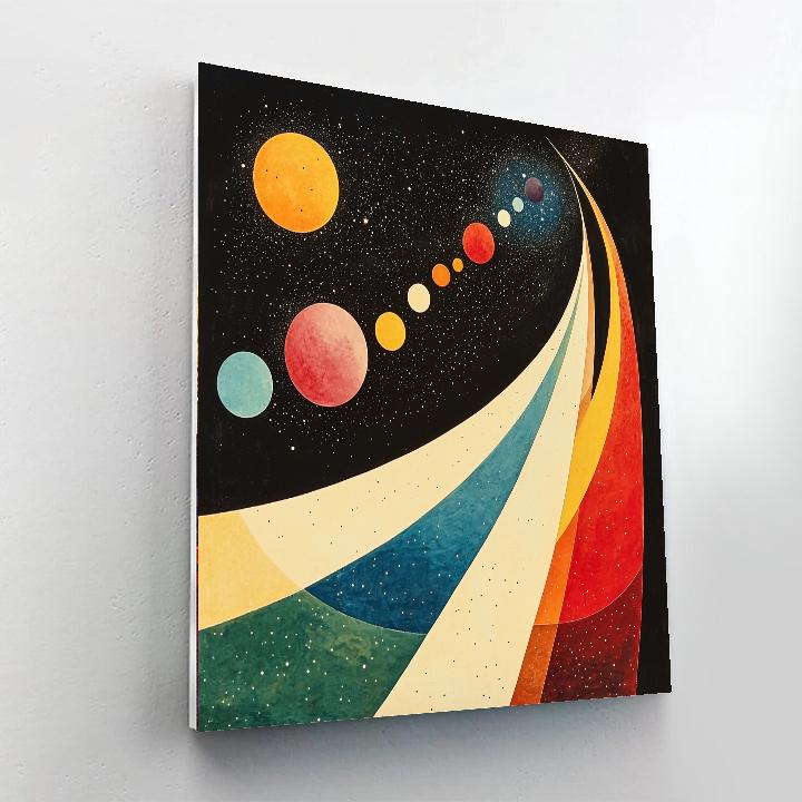 Kazimir Malevich Inspired Stellar Illumination  Paint By Numbers Kits