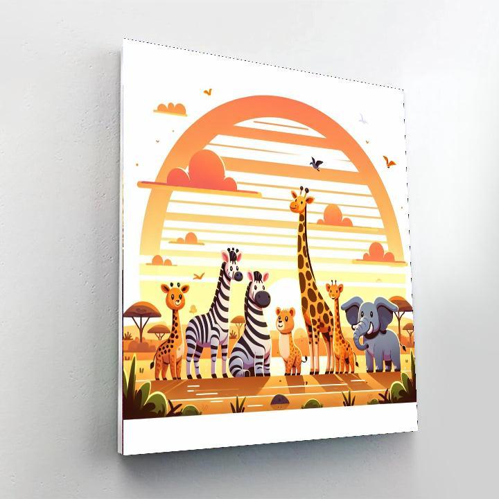 Savanna Soiree Paint By Color