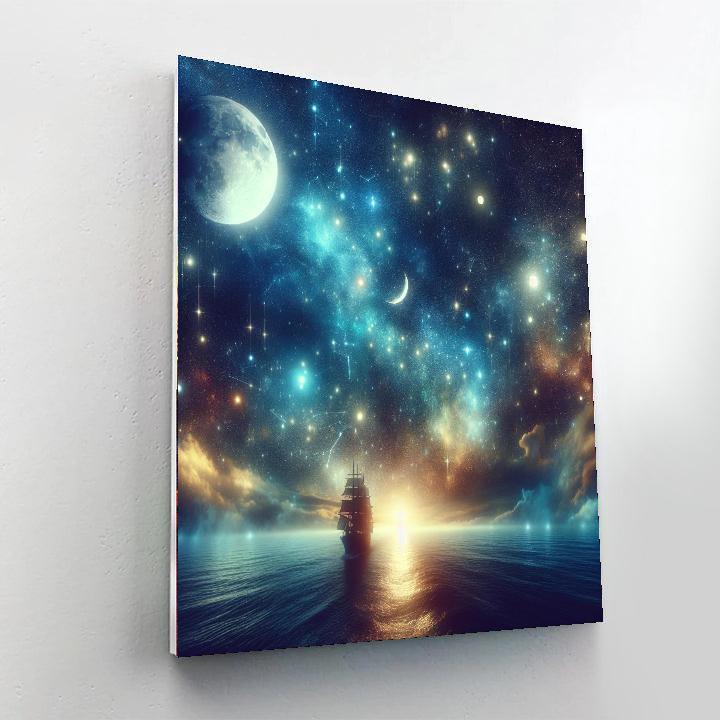 Celestial Sea Voyage Painting By Numbers Kit