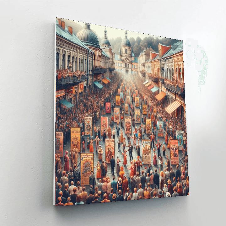 The Edinburgh Festival Fringe - Scotland Paint By Numbers Kits