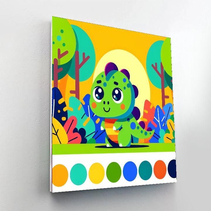 Jurassic Jungle Paint By Number