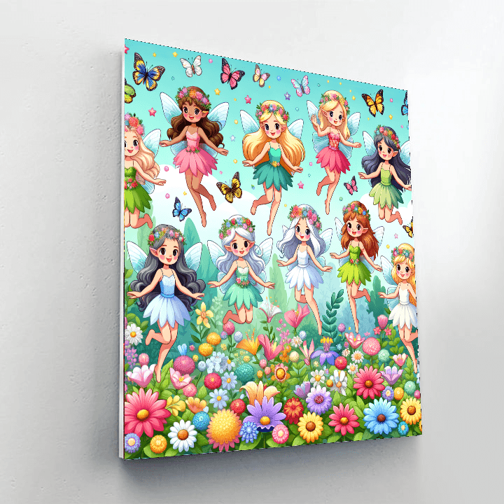 Charming Fairies Paint By Number