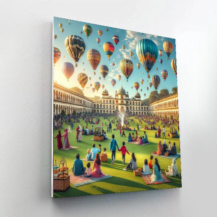 Bristol Balloon Fiesta - Bristol, Uk Paint By Numbers Art