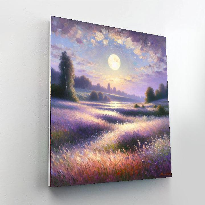 Moonlit Meadows Number Painting