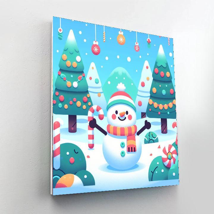 Merry Holiday Scenes Paint By Numbers Kits