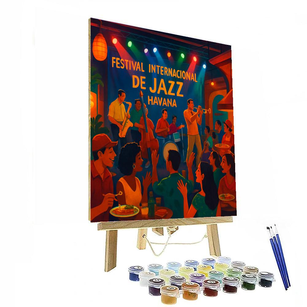Festival Internacional De Jazz - Cuba Paint By Numbers Kits
