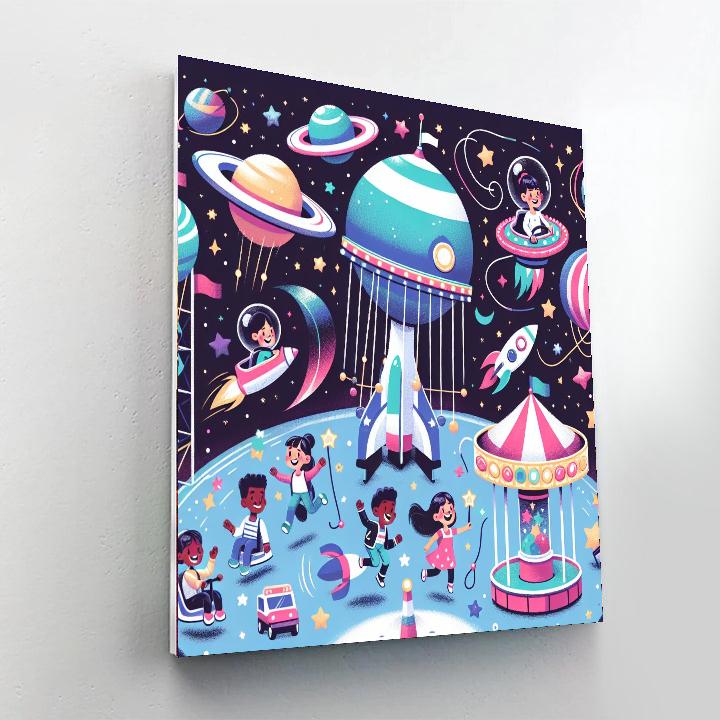 Galactic Carnival Adventure Paint By Number