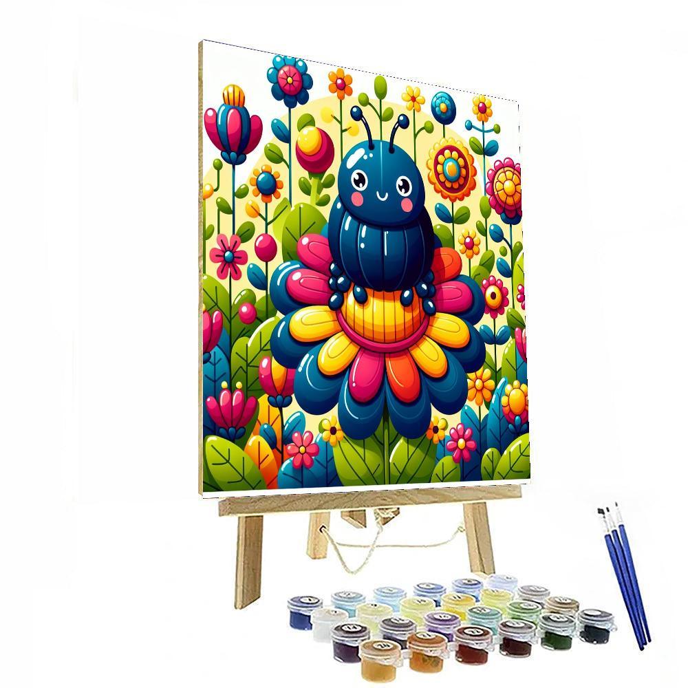 Brilliant Beetle Painting Number Kit