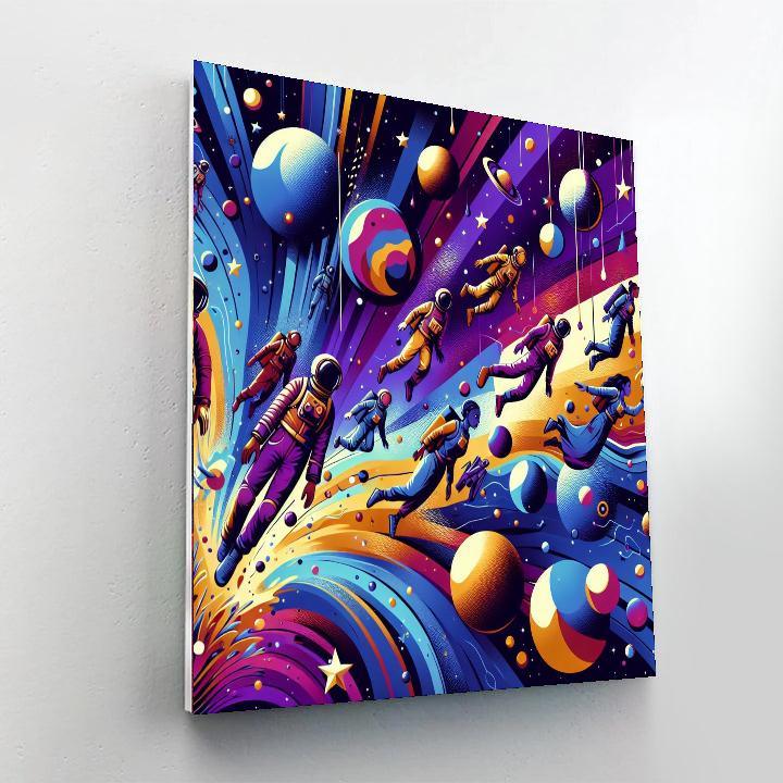 Adventures In Space Travel DIY Paint By Numbers