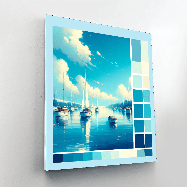 Peaceful Harbor Painting By Numbers Kit