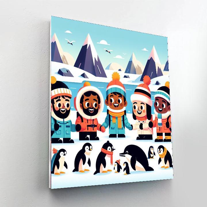 Adventurous Arctic Explorers Paint By Numbers