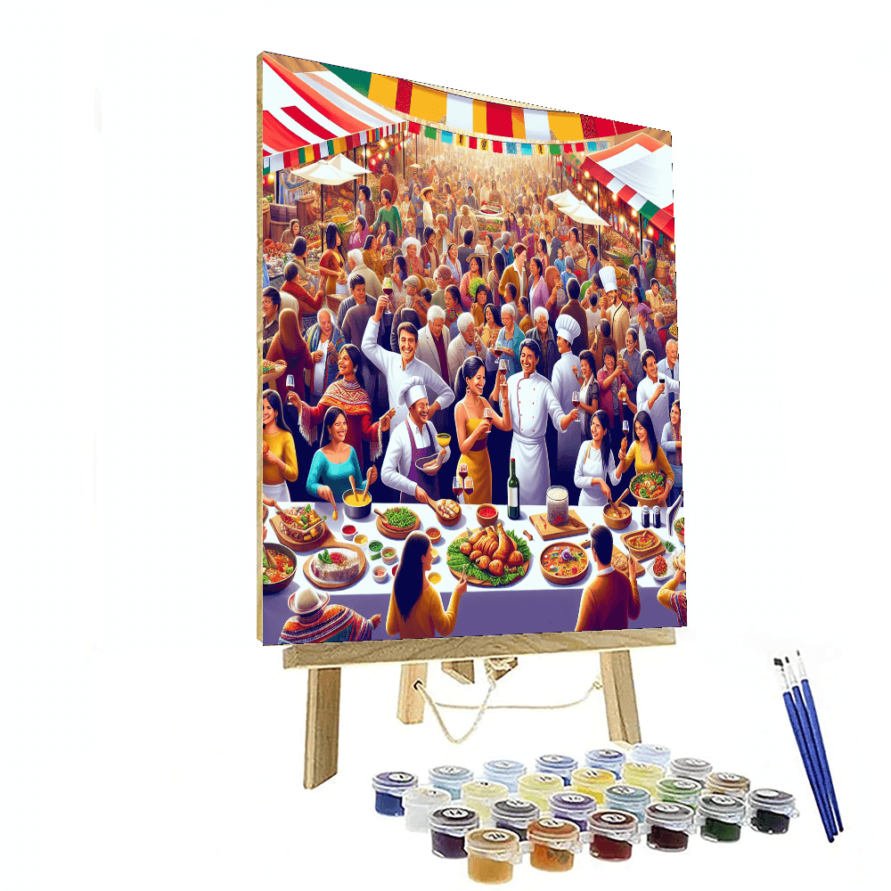 Lima Wine & Food Festival DIY Paint By Numbers