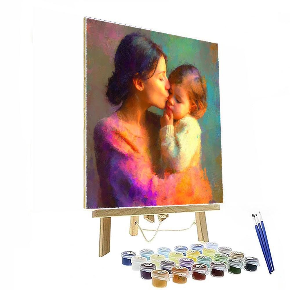 A Mother's Loving Touch Painting Number Kit