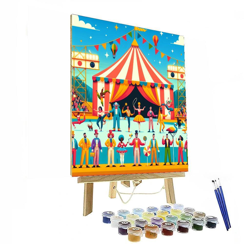 Circus Big Top Extravaganza Paint By Color