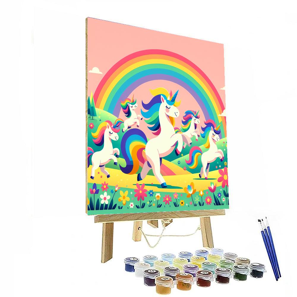 Magic Unicorn Festival Numbered Painting Kits