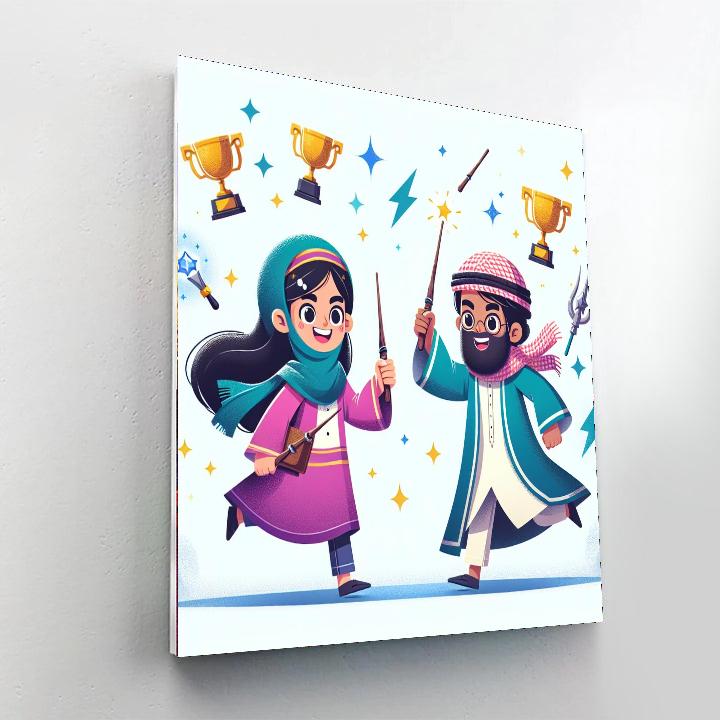 Wizard Tournament Adventure Painting Number Kit