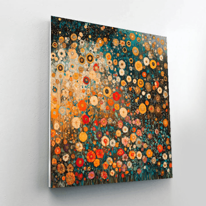 Gustav Klimt Inspired Ethereal Garden Harmony  Paint By Numbers Art