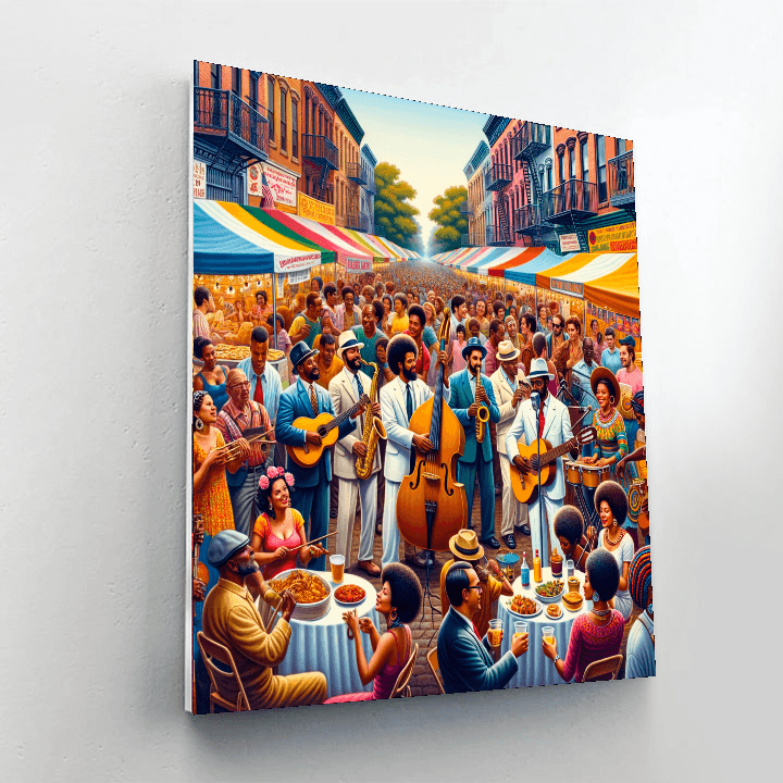 Harlem Renaissance Festival - United States Painting By Numbers Kit