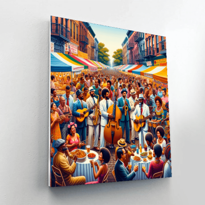 Harlem Renaissance Festival - United States Painting By Numbers Kit