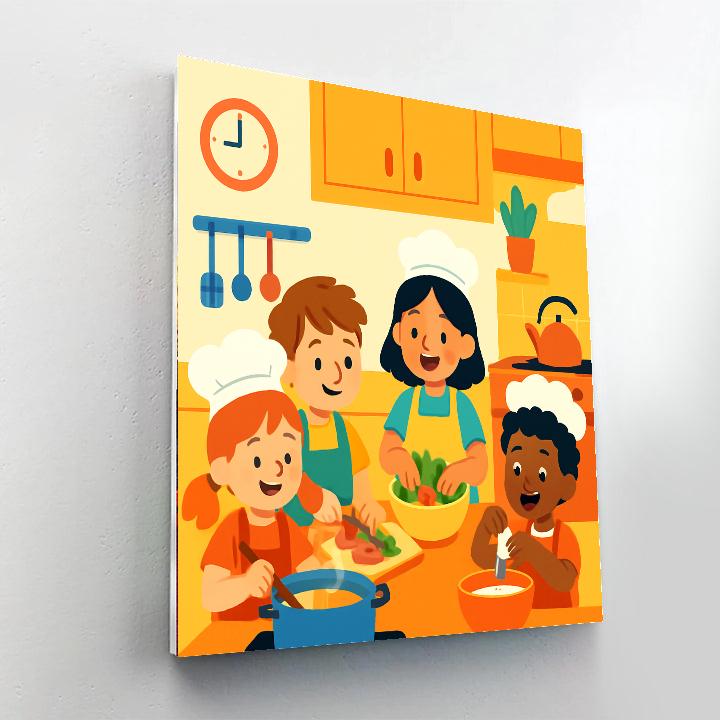 Little Chef's Delight Paint By Number
