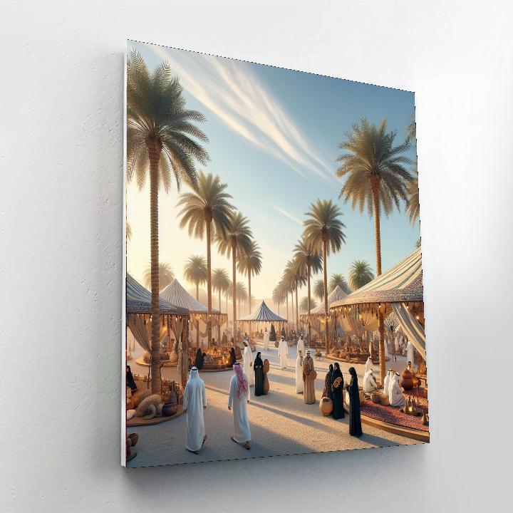 Al Ain Oasis Festival - United Arab Emirates DIY Paint By Numbers