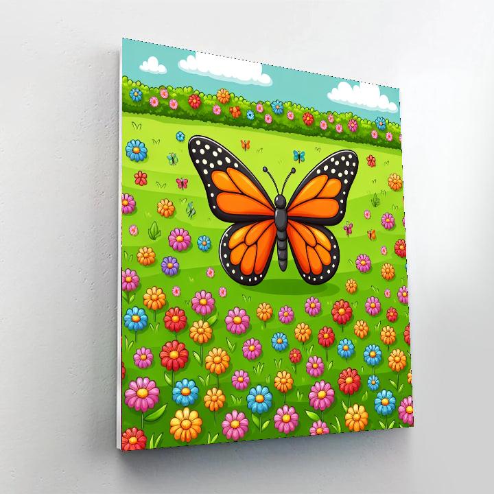 Majestic Monarch Paint By Numbers Art