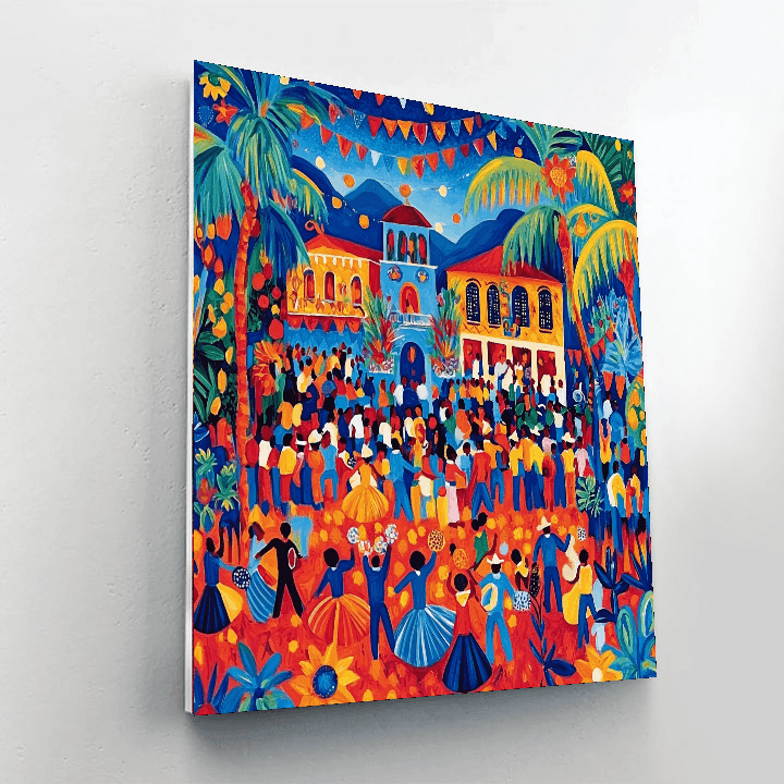 Diego Rivera Inspired Cultural Echoes  Paint By Numbers