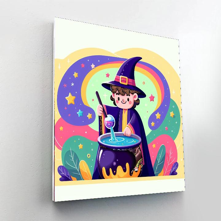 Wonderous Wizards Paint By Numbers Art